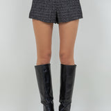 Tweed Mini Shorts