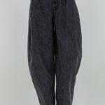 Barrel Leg Pant - black, womens pant/matching set collection
