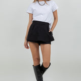 Rhinestone Pinstripe Skirt