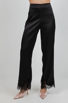 Satin Straight Leg Pant