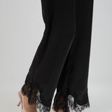 Satin Straight Leg Pant