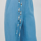 Straight Leg trouser With Beaded Belt