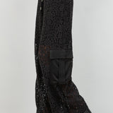 Elastic Waist Lace Pant With Side Pockets
