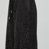 Elastic Waist Lace Pant With Side Pockets