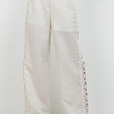 Straight Leg Trouser With Side Trim