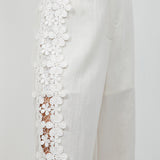 Straight Leg Trouser With Side Trim