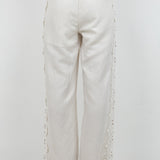 Straight Leg Trouser With Side Trim