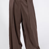 Multi Pleat Accent Trouser