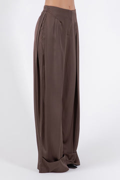 Multi Pleat Accent Trouser
