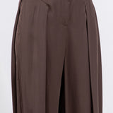 Multi Pleat Accent Trouser