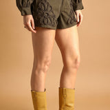 Floral Detail Short