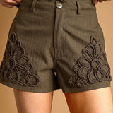 Floral Detail Short
