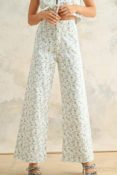 Floral Print Stretch Pant