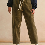 Washed Corduroy Barrel Pant - olive, womens pants collection
