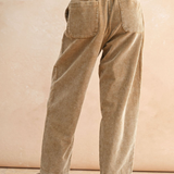 Washed Corduroy Barrel Pant - tan, womens pants collection