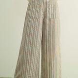 Multi Stripe Print Pocket Front Pant