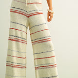 Striped Pattern Knit Pant