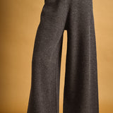 Button Front Sweater With Knit Pants