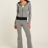 Hoodie Zip Up With Fold Over Pant