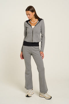 Hoodie Zip Up With Fold Over Pant
