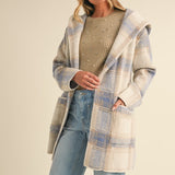 Woven Plaid Jacket