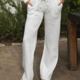 Wide Leg Fleece Pant
