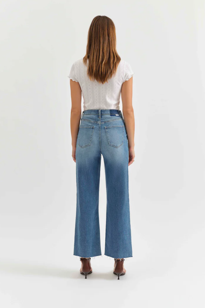 Daze - Wide Ankle Jean - denim, womens jean collection