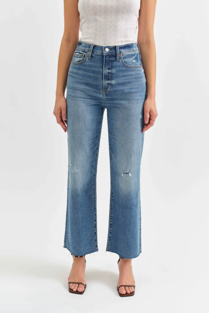 Daze - Wide Ankle Jean - denim, womens jean collection