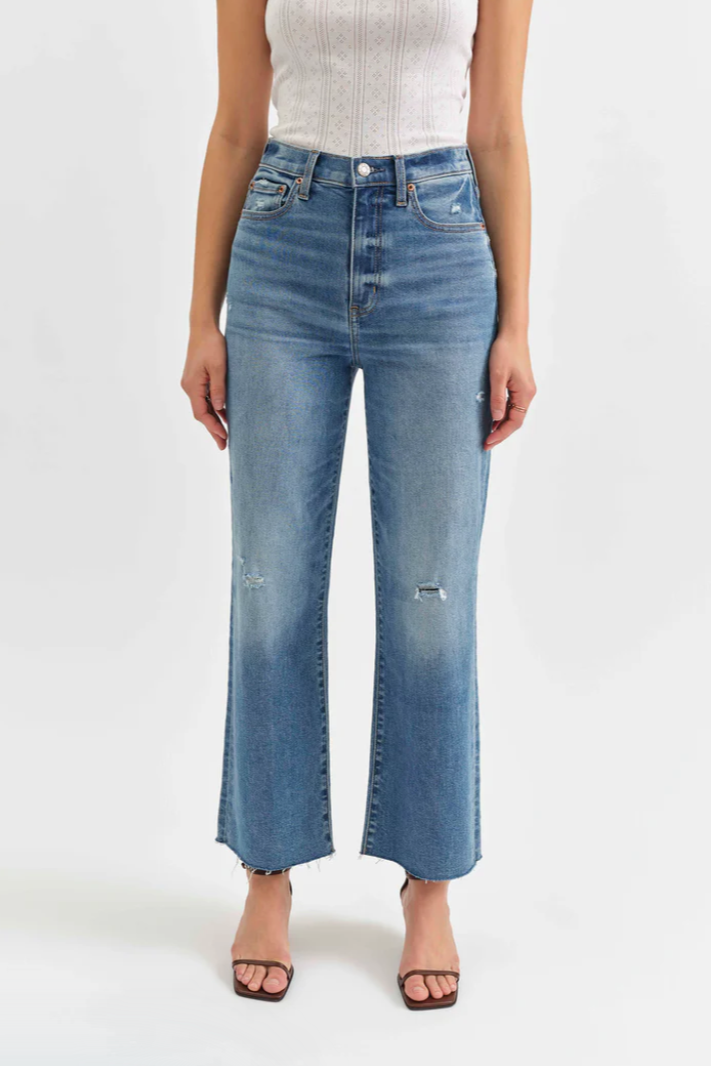 Daze - Wide Ankle Jean - denim, womens jean collection