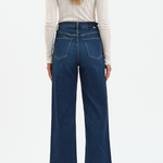 Daze - Wide Ankle Jean - dark denim, womens jean collection
