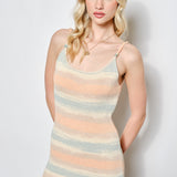 Knit Low Back Mini Dress