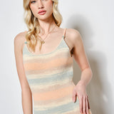 Knit Low Back Mini Dress