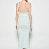 Knit Low Back Maxi Dress