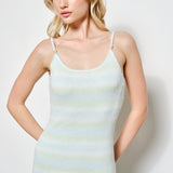 Knit Low Back Maxi Dress