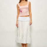 Starfish Beaded Ribbed Tank