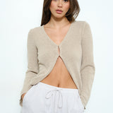 Long Sleeve Open Front Sweater