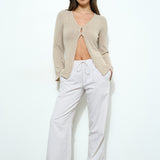 Long Sleeve Open Front Sweater