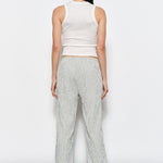 Embroidered Ozzy Olive Bread Tank - off white, womens tank top collection