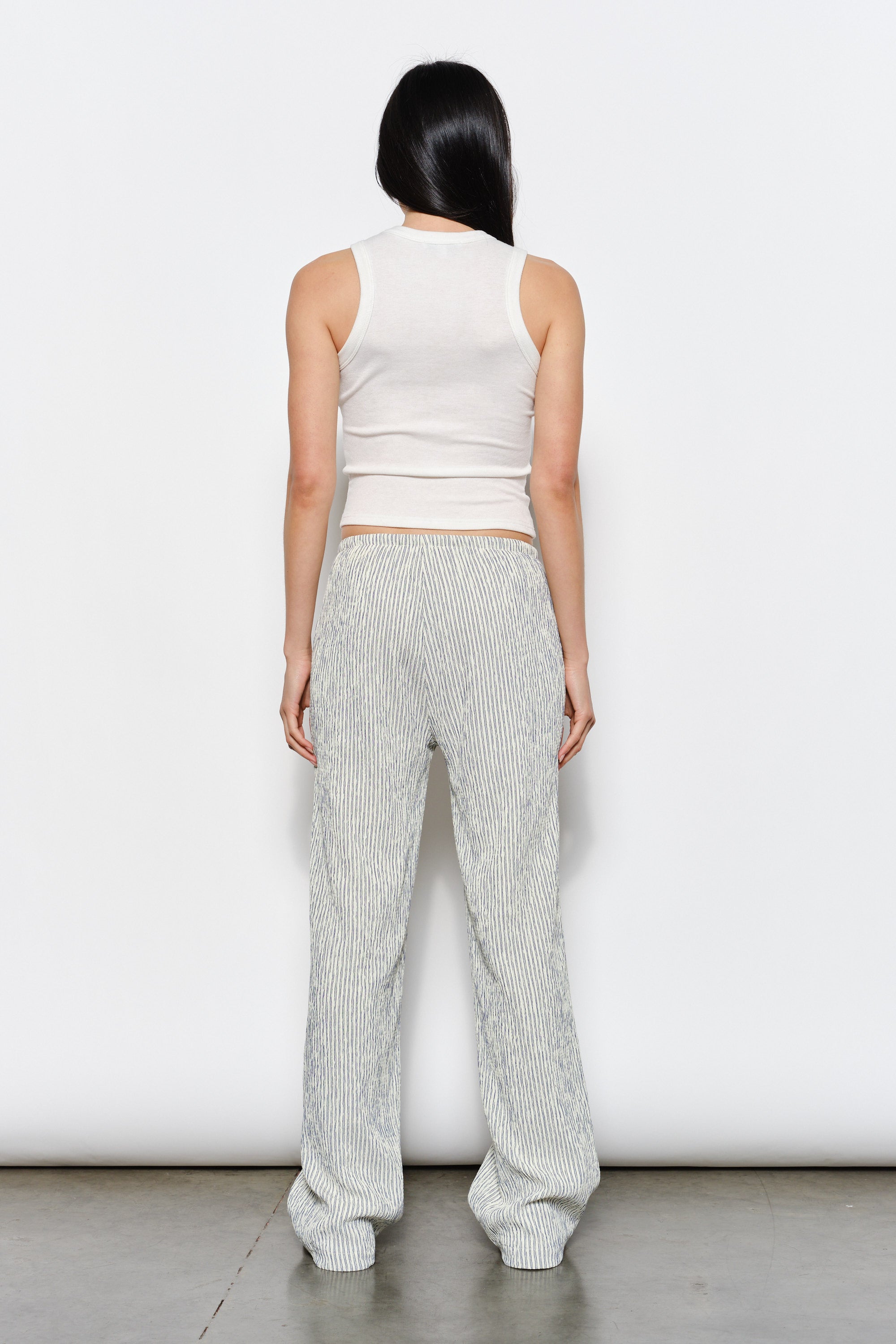 Embroidered Ozzy Olive Bread Tank - off white, womens tank top collection