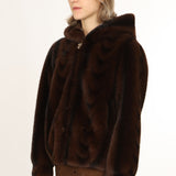 Fur Jacket With Hood