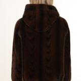 Fur Jacket With Hood