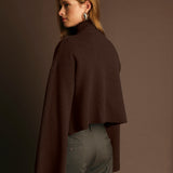 Chuck Turtleneck Sweater - brown, womens sweater collection