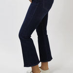 Dear John - High Rise Flare - dark denim, womens jean collection