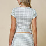 Plaid Micro Mini Skort