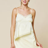 Satin Strappy Top
