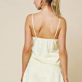 Satin Strappy Top