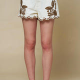 Embroidered Shorts