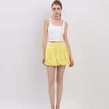 Square Neck Crop Top - Ivory, Women's Tops Collection