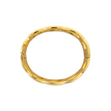 Wide Link Gold Bracelet