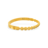 Gold Ball Bracelet with Crystals